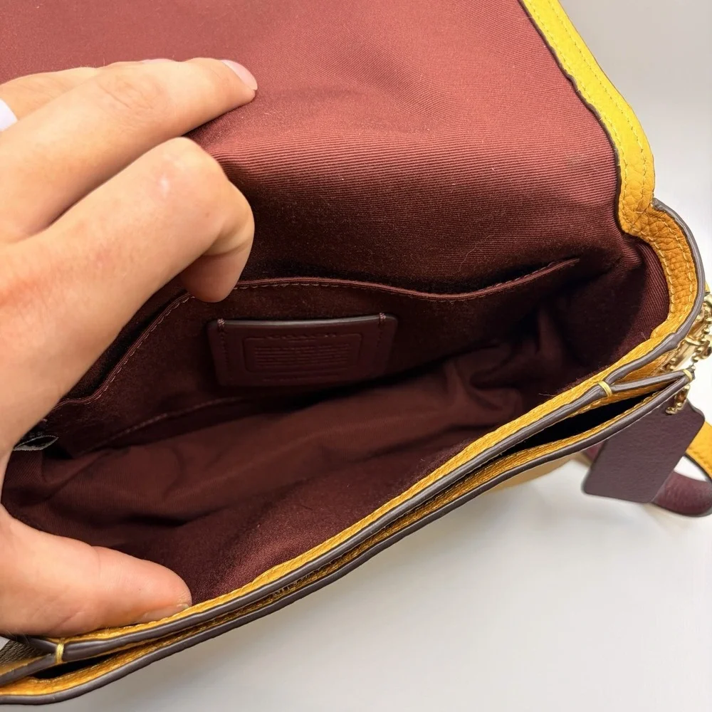 Coach saddle bag